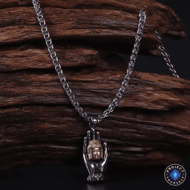 Offerings of Buddha Stainless Steel Necklace-Your Soul Place